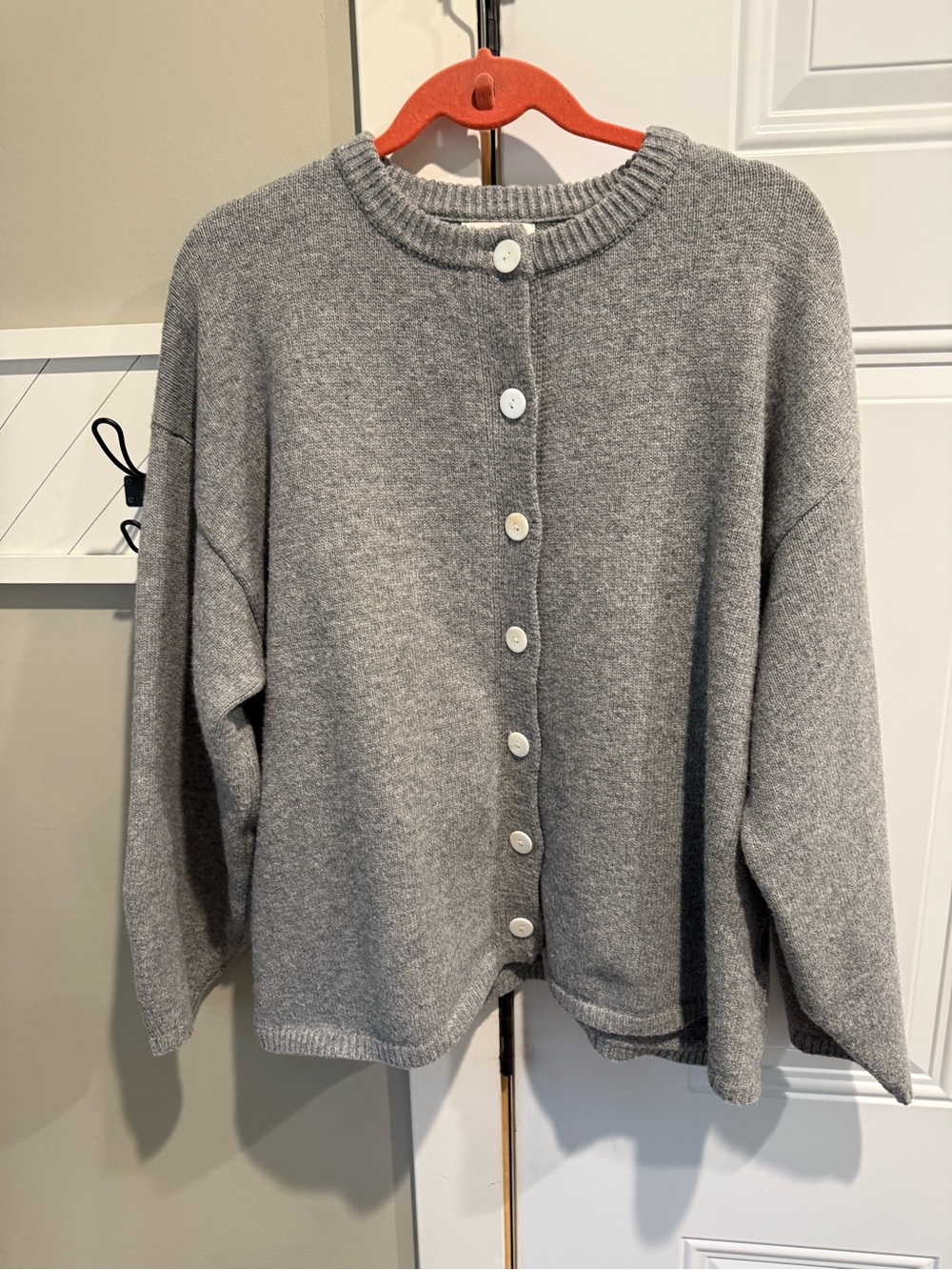 Bohme - Kaia Knit Cardigan in Heather Grey